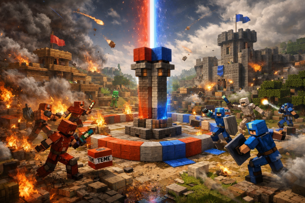 Territory Control Modes Creating the Most Intense Minecraft Battles